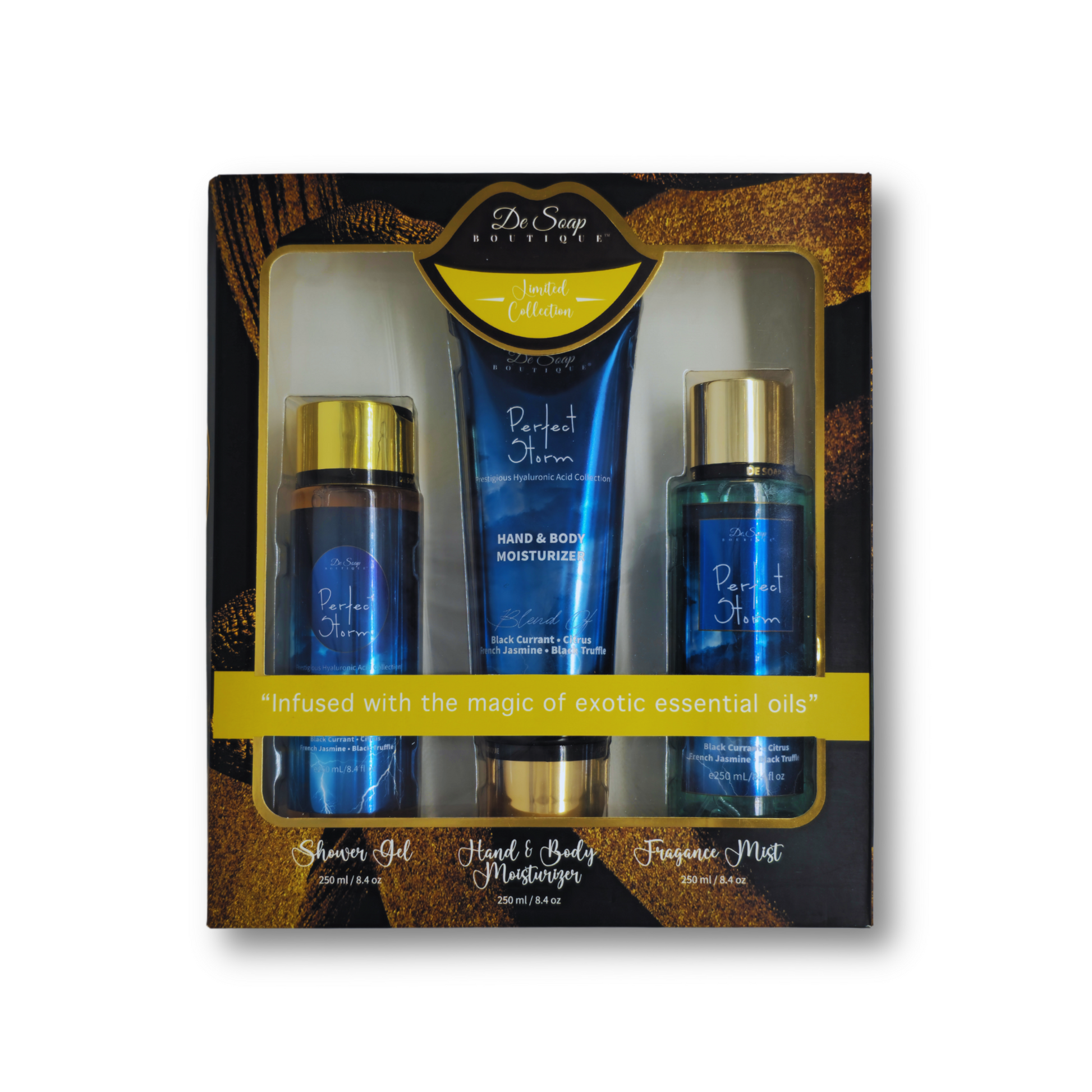 Set de 3 pzs. Grosella negra y cítricos De Soap Boutique MX