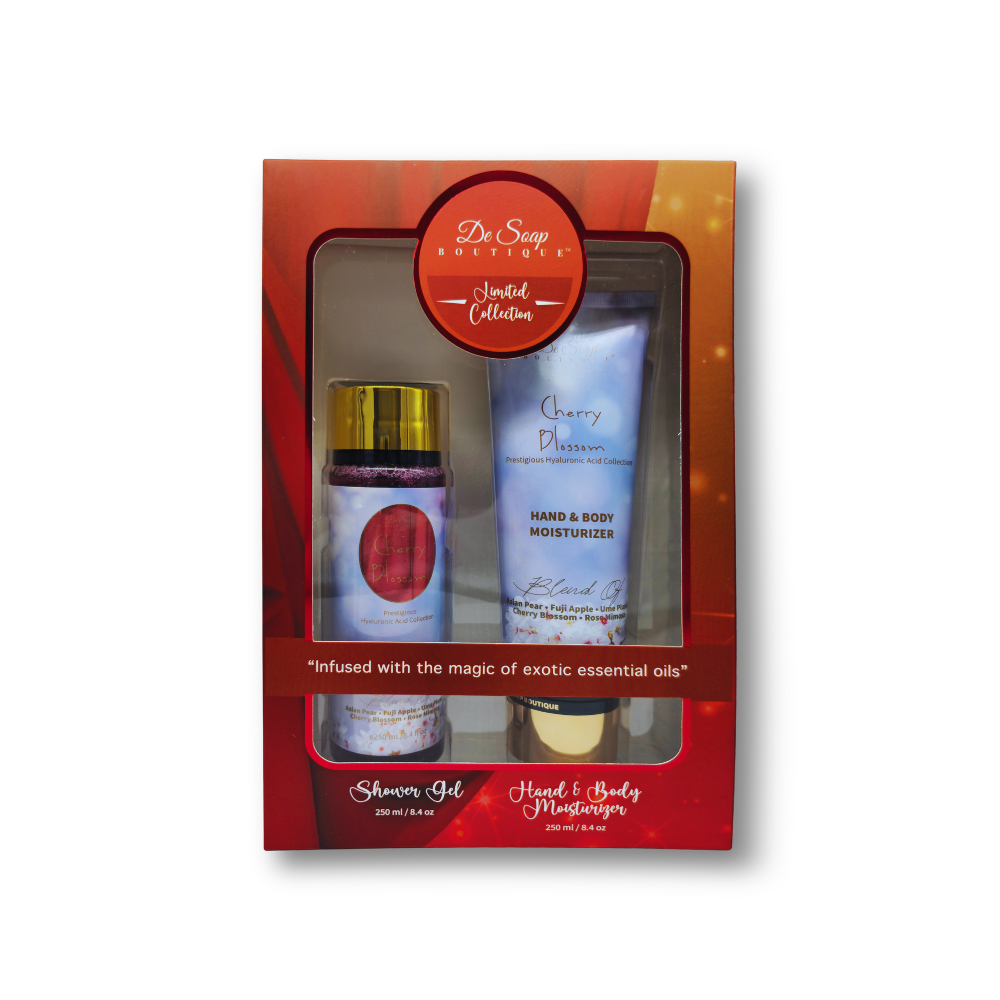 Set de 2 pzs. Cereza y pera De Soap Boutique MX