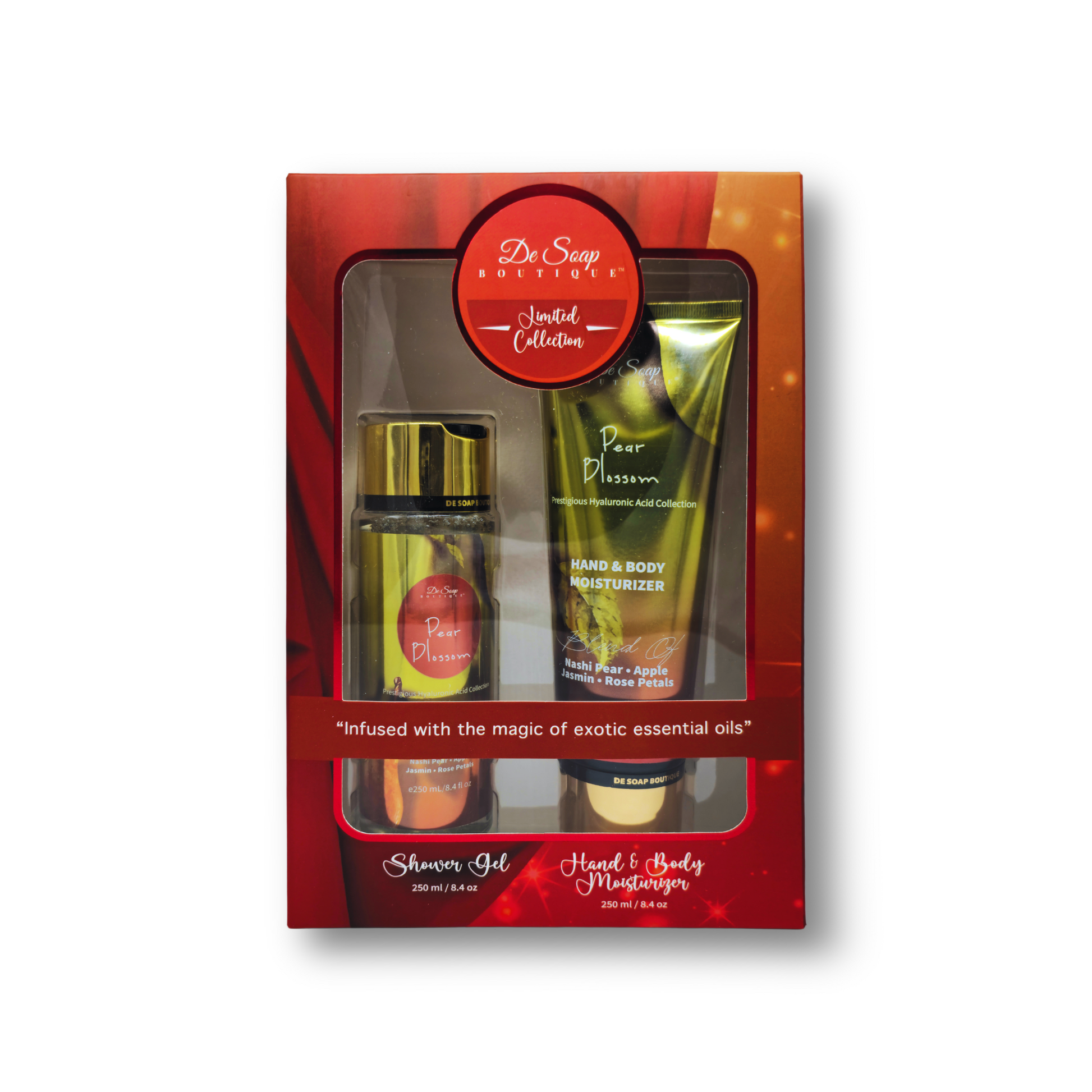 Set de 2 pzs. Pera y manzana De Soap Boutique MX