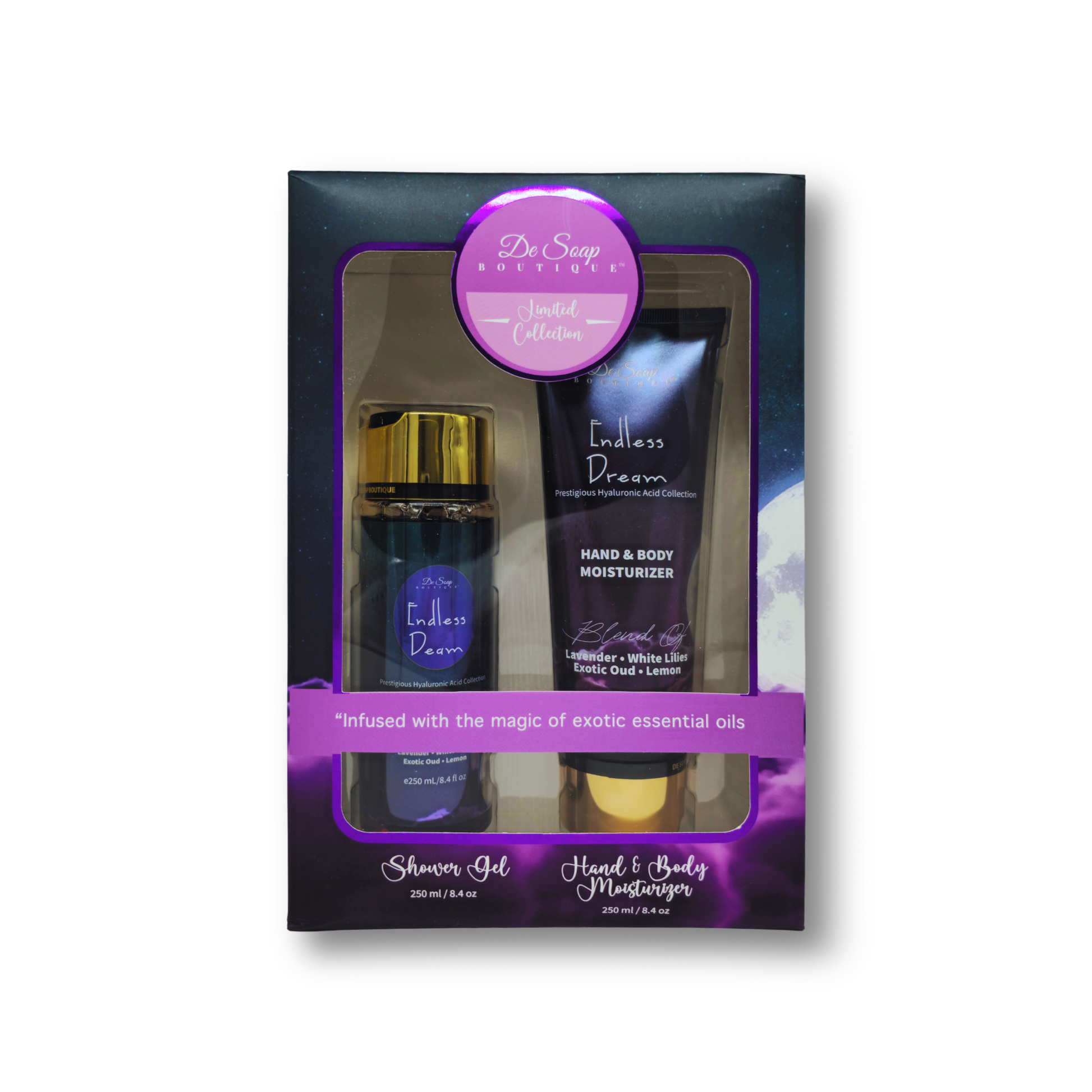 Set de 2 pzs. Lavanda y lirios blancos De Soap Boutique MX