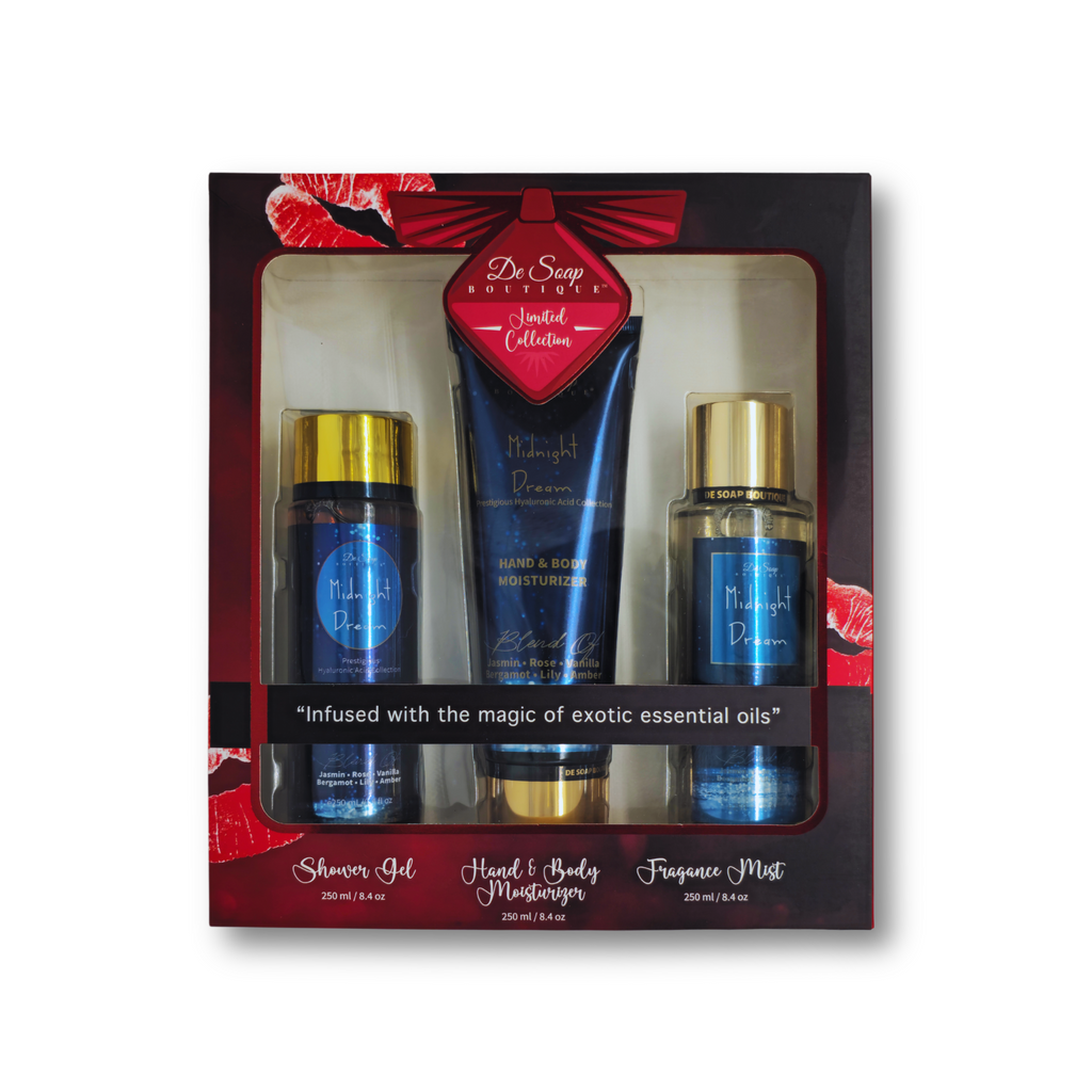 Set de 3 pzs. Jazmín, rosa y bergamota De Soap Boutique MX