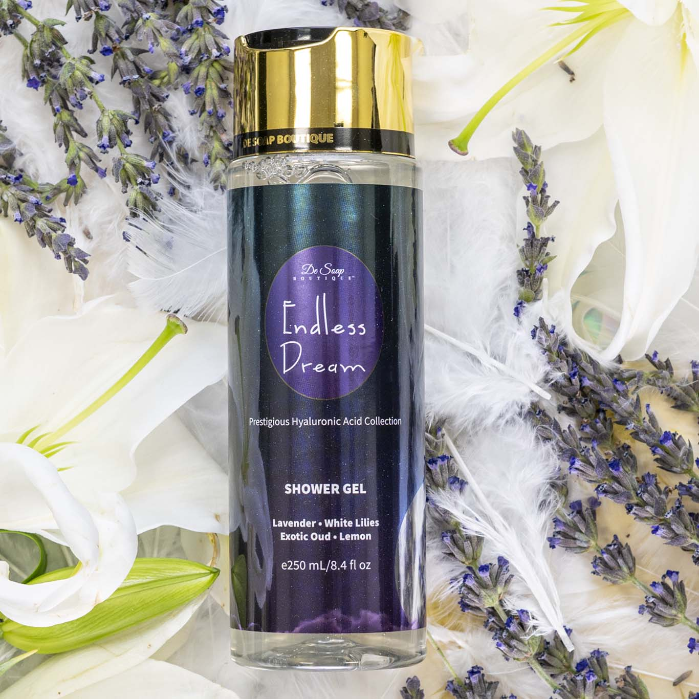 Set de 2 pzs. Lavanda y lirios blancos De Soap Boutique MX