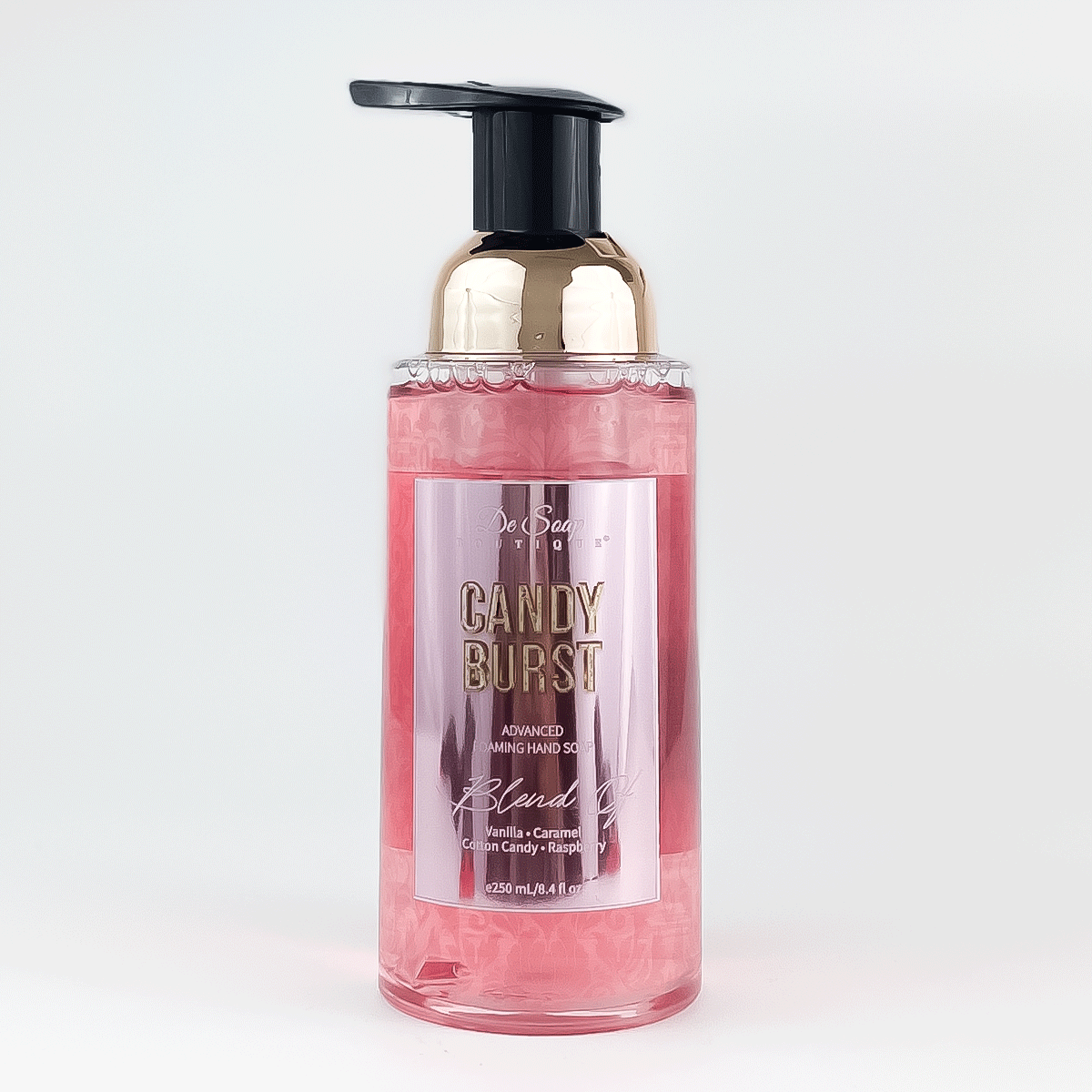 Jabón para manos en espuma Caramelo y algodón de azúcar De Soap Boutique MX