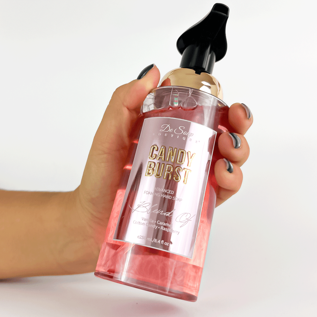 Jabón para manos en espuma Caramelo y algodón de azúcar De Soap Boutique MX