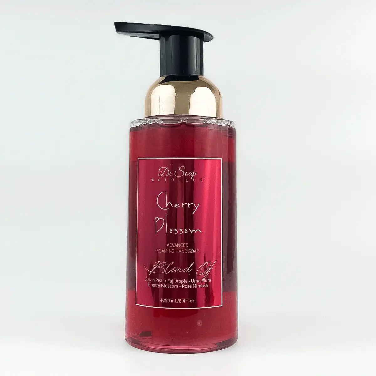 Jabón para manos en espuma Cereza y pera De Soap Boutique MX