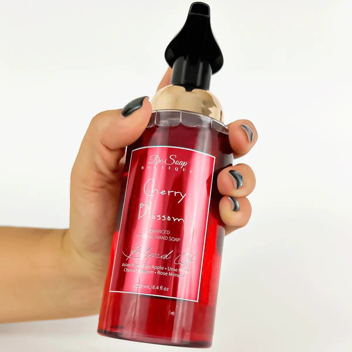 Jabón para manos en espuma Cereza y pera De Soap Boutique MX