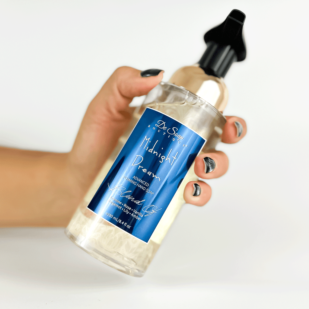 Jabón para manos en espuma Jazmín, rosa y bergamota De Soap Boutique MX