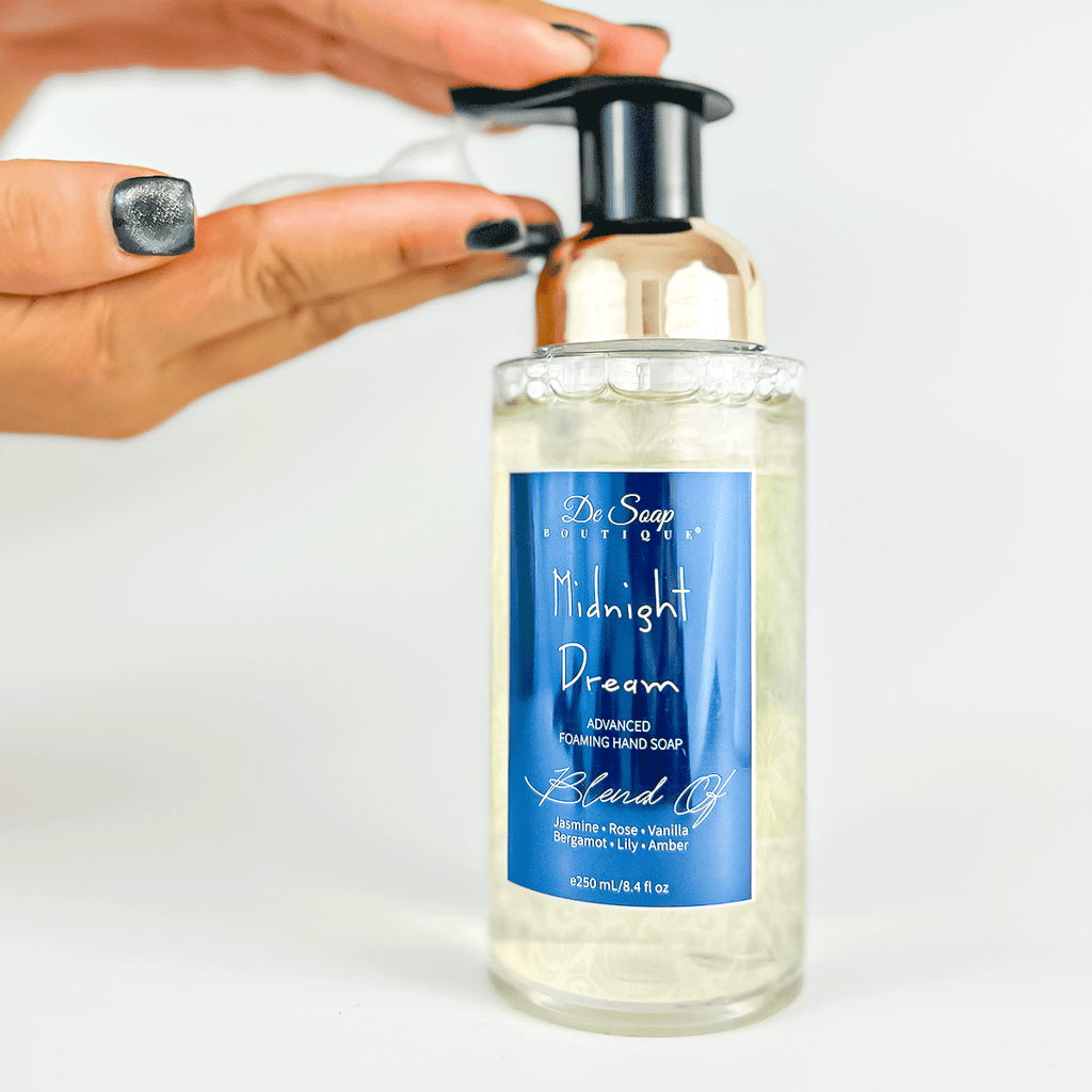 Jabón para manos en espuma Jazmín, rosa y bergamota De Soap Boutique MX