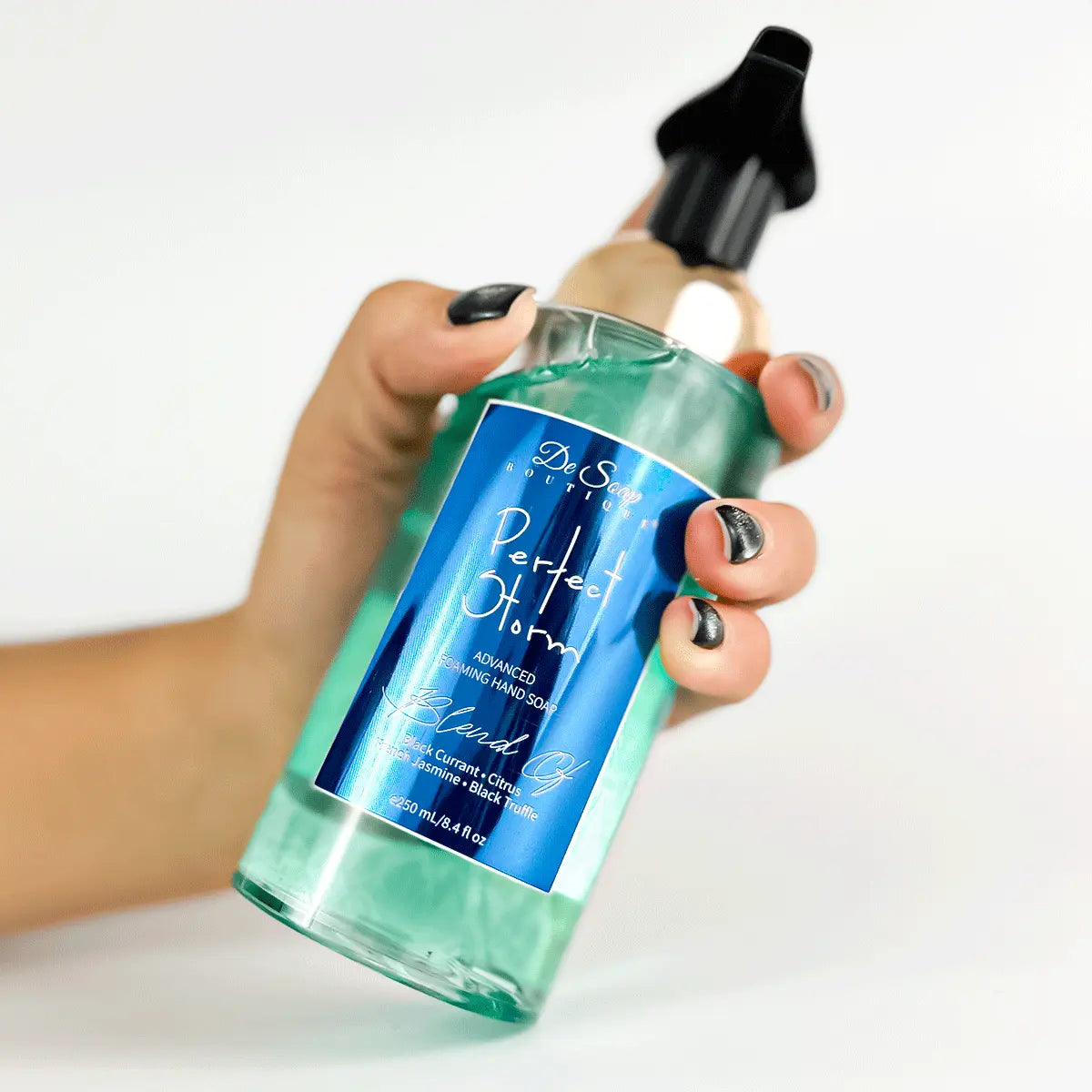 Jabón para manos en espuma Grosella negra y cítricos De Soap Boutique MX