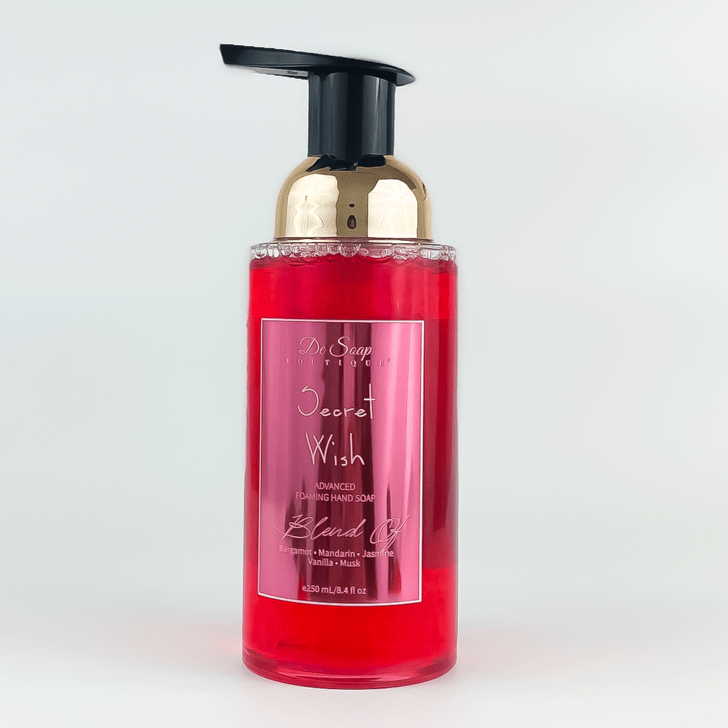 Jabón para manos en espuma Bergamota y Mandarina De Soap Boutique MX