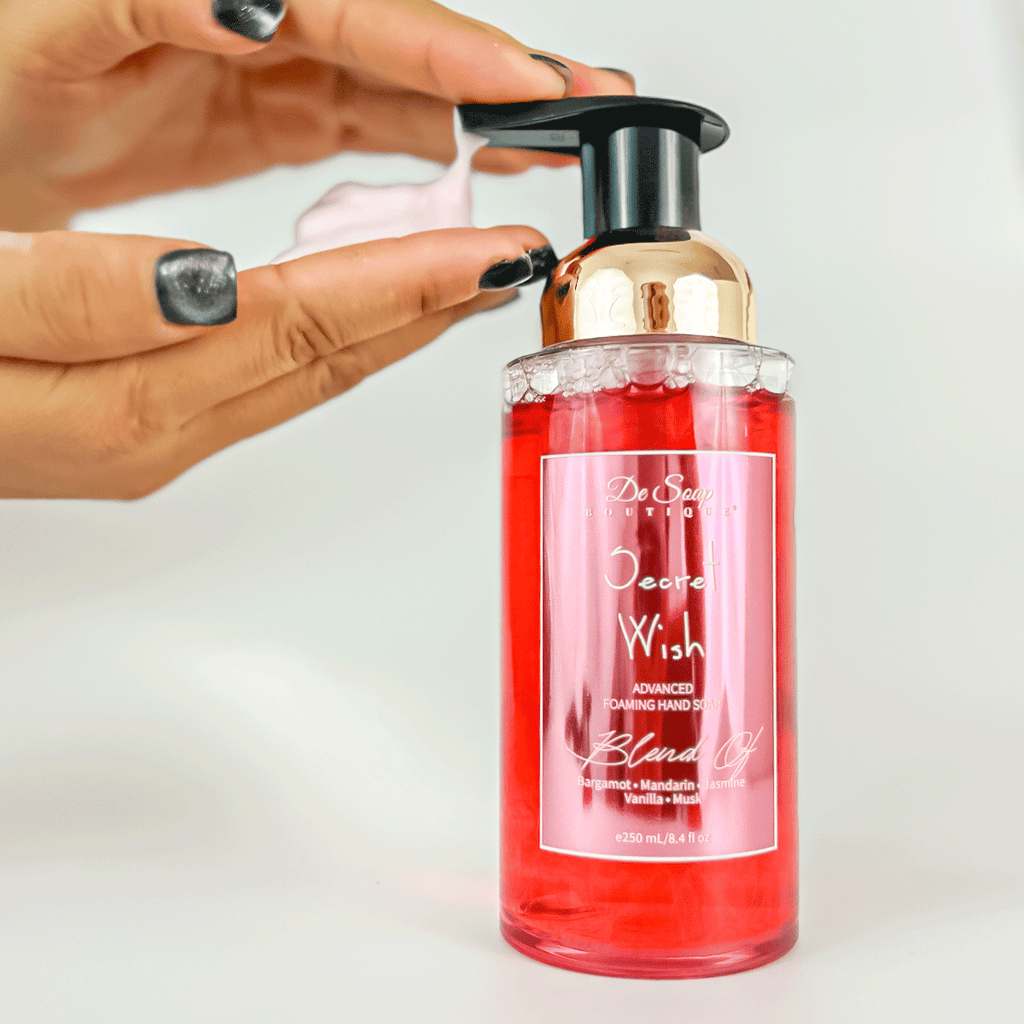 Jabón para manos en espuma Bergamota y Mandarina De Soap Boutique MX