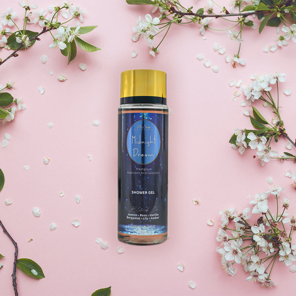 Gel de ducha suave Jazmín, rosa y bergamota De Soap Boutique MX