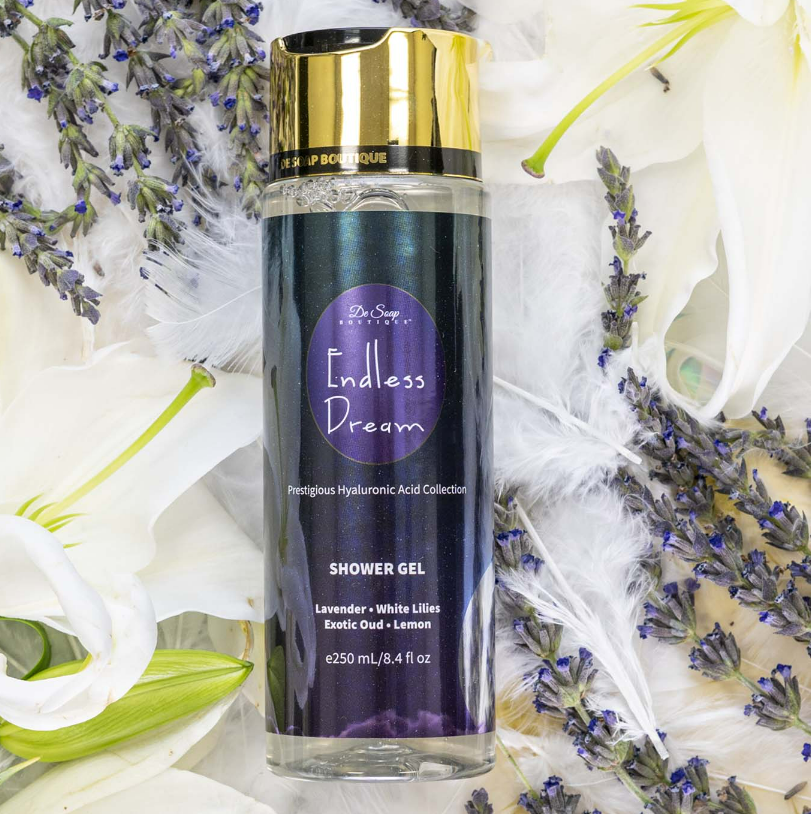 Gel de ducha suave Lavanda y lirios blancos De Soap Boutique MX