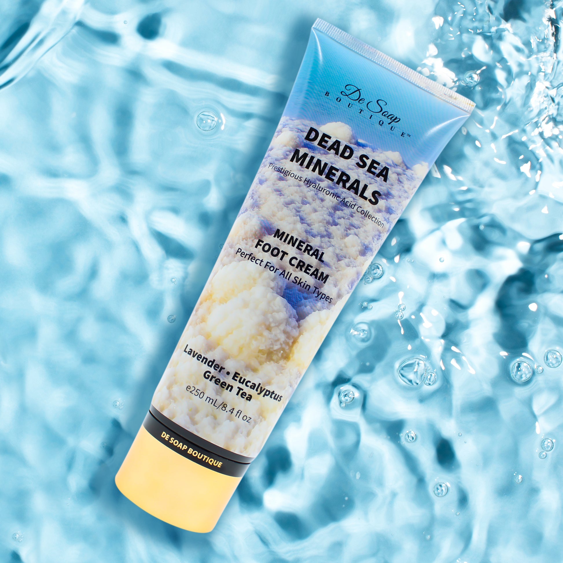 Crema para pies Aceite de lavanda con Té verde de eucalipto De Soap Boutique MX