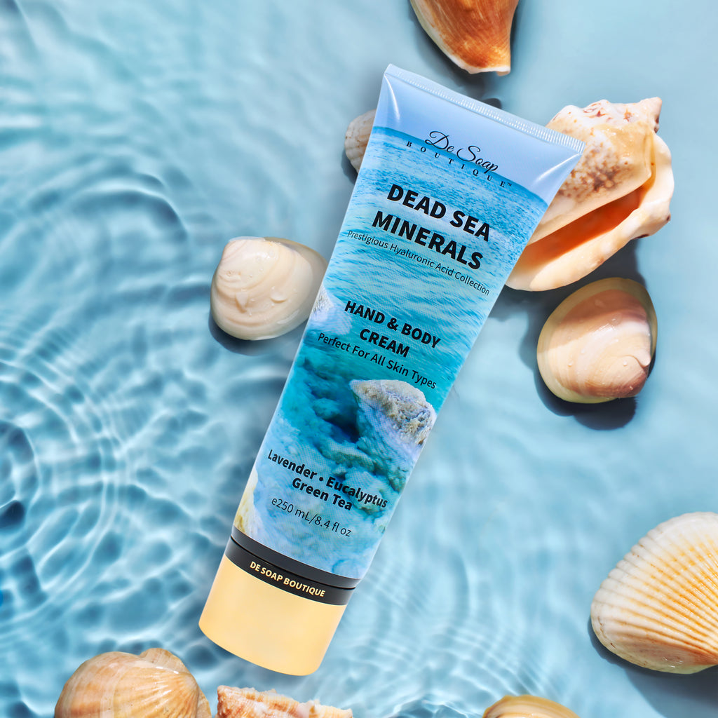 Crema corporal Aceite de lavanda con Té verde de eucalipto De Soap Boutique MX