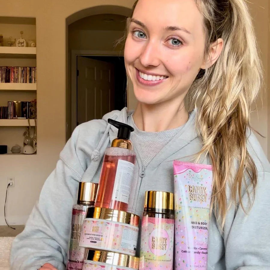 Set de 3 pzs. Caramelo y algodón de azúcar De Soap Boutique MX