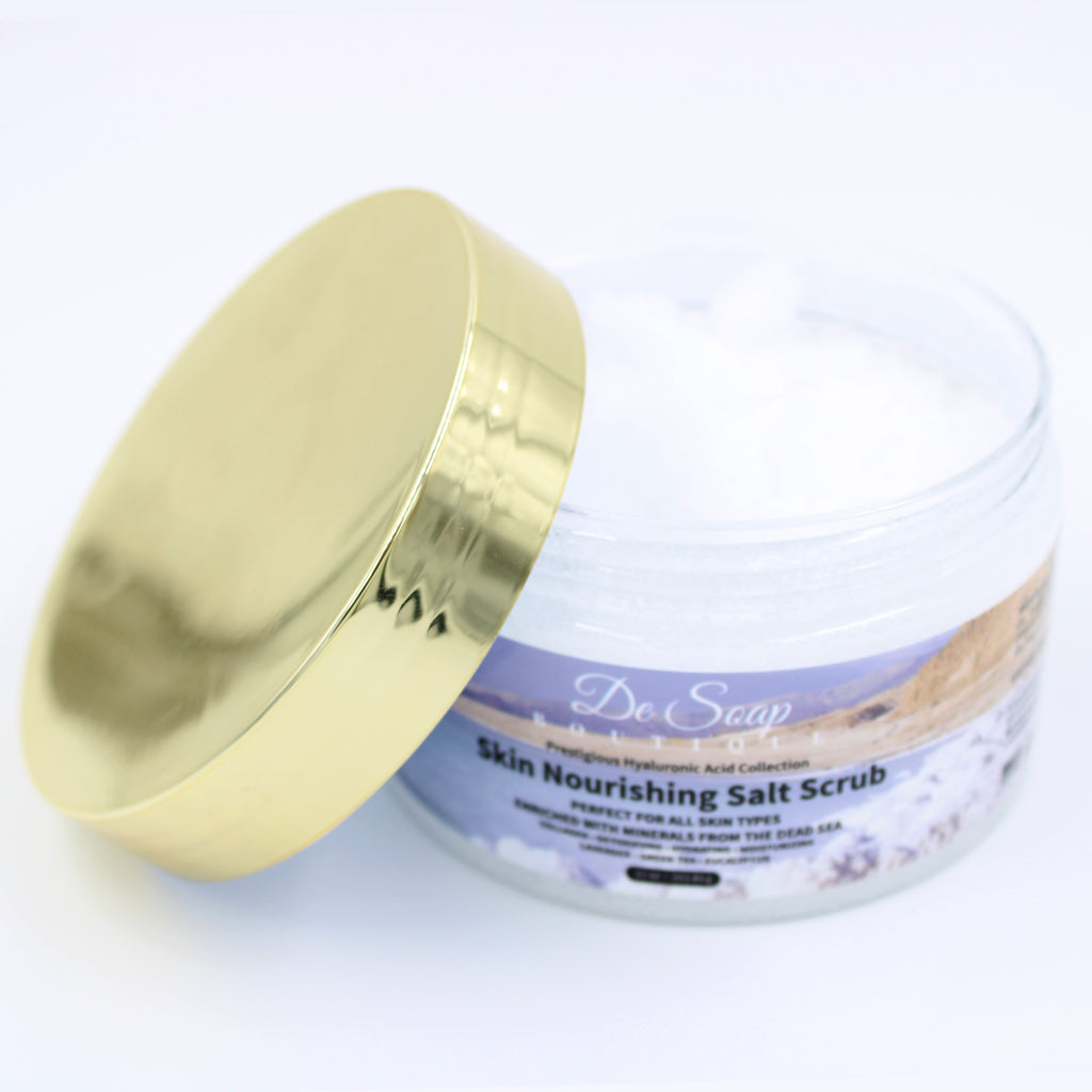 Sal exfoliante Aceite de lavanda con Té verde de eucalipto De Soap Boutique MX