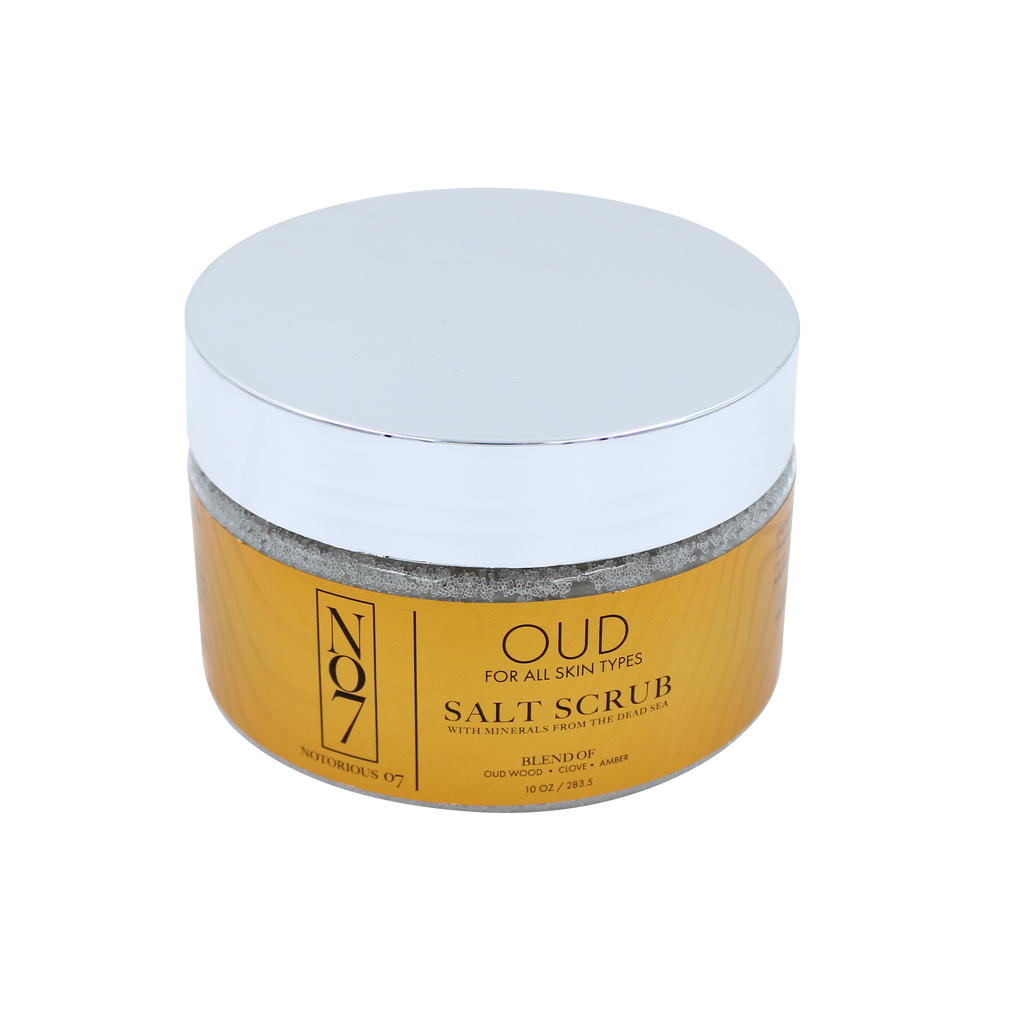 Oud - Sal exfoliante aroma madera de oud, clavo y ámbar
